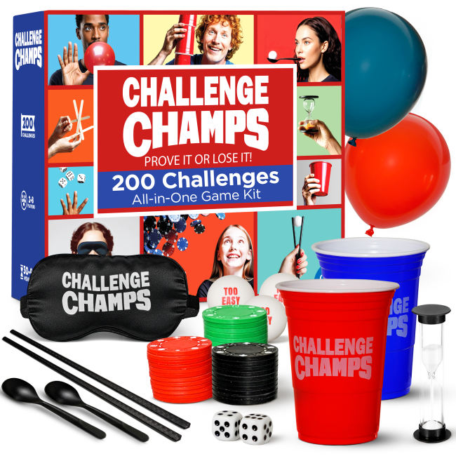 Challenge Champs Competitive Games with Challenge Cards